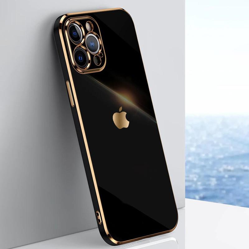 Apple iPhone 13 Pro Max Soft Plating Camera Protection Case
