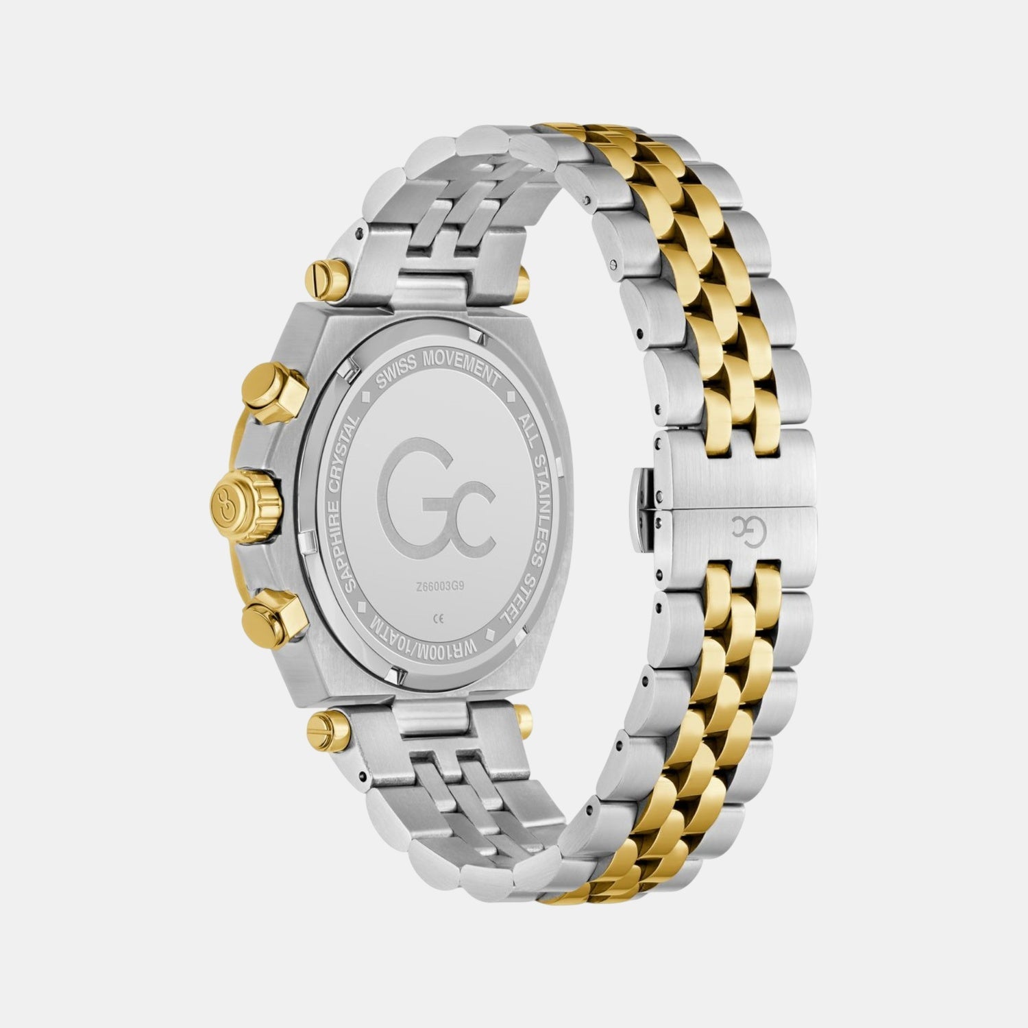 Gc Atlas Men Quartz Green Dial Chronograph Stainless Steel Watch Z66003G9 - view 8