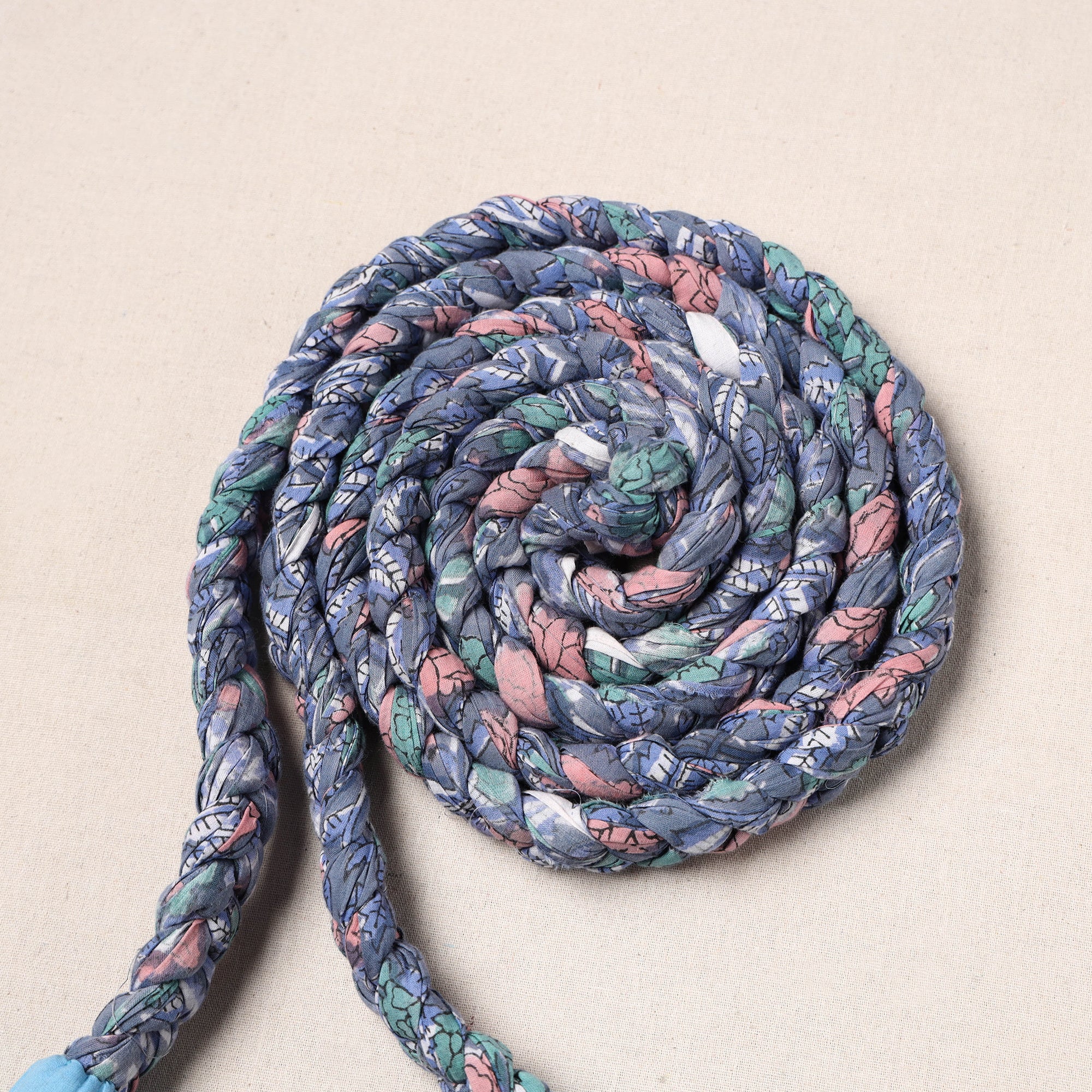 NOORI BAZAR Handmade Upcycled Fabric Skipping Rope 20 - view 2