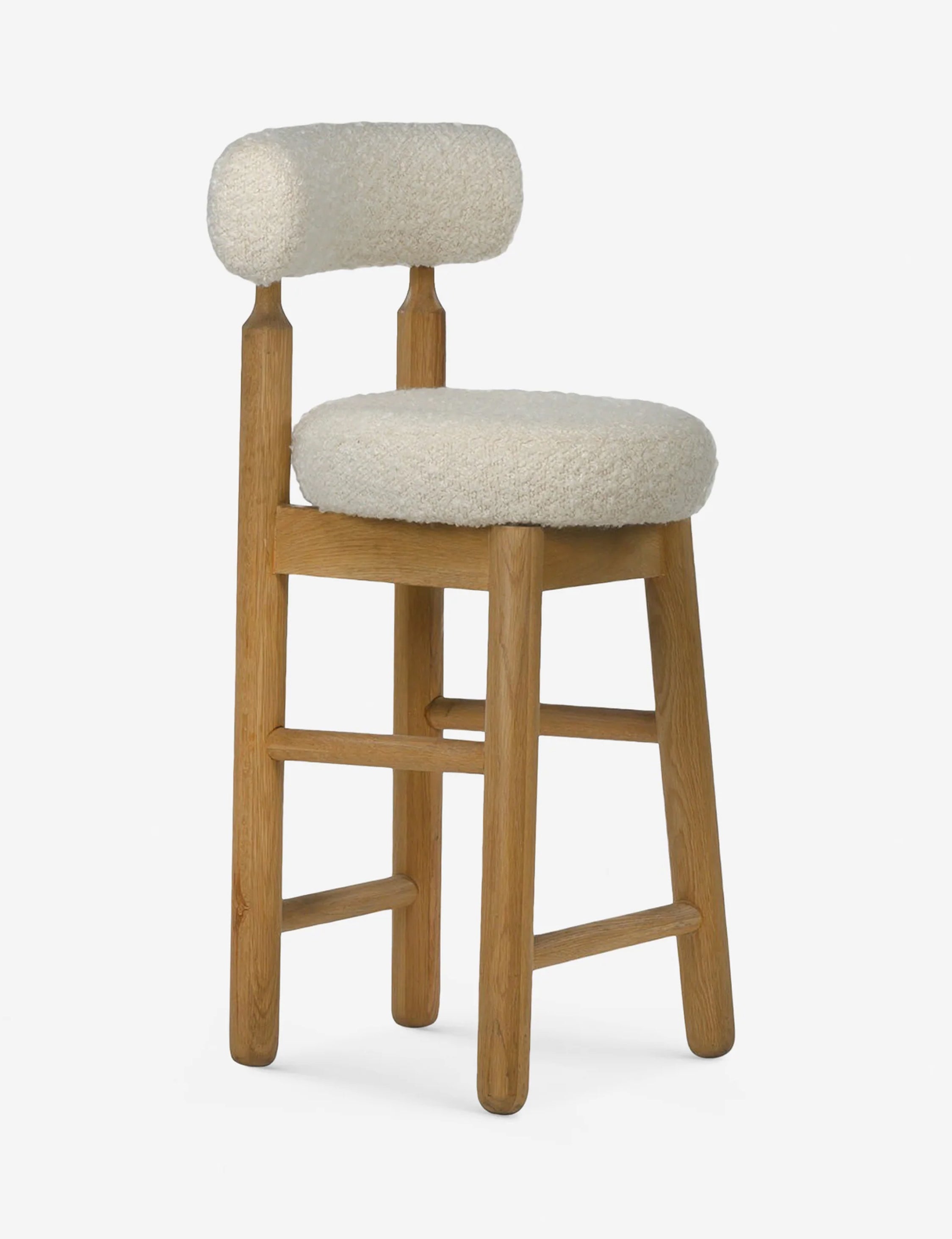 Lulu and Georgia Ross Counter Stool – Natural Oak - view 2