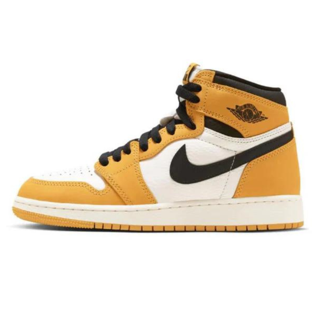 Cop Underdog Air Jordan 1 High OG Yellow Ochre - view 3