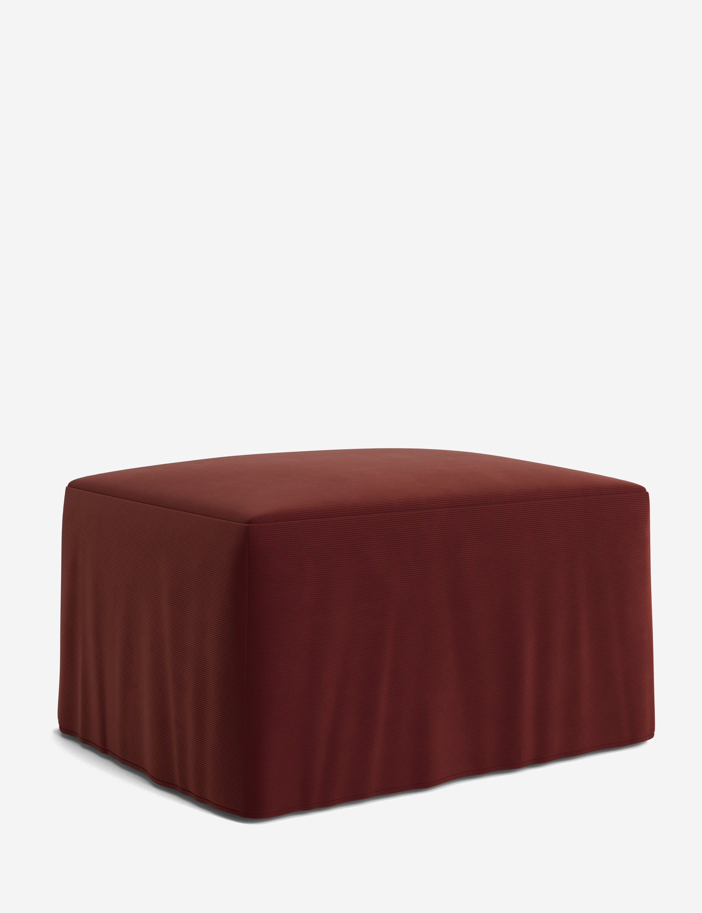 Lulu and Georgia Portola Slipcover Ottoman - view 197