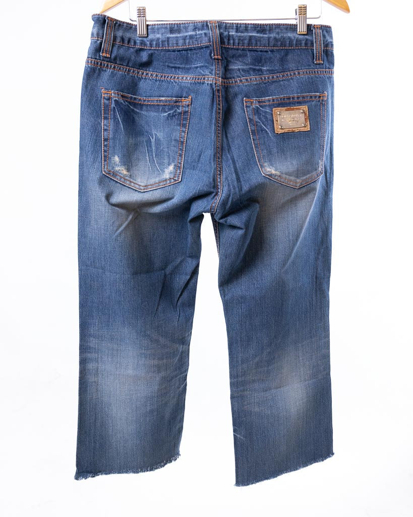 Dolce & Gabbana 2000S Japan Denim Pants Y2K Style - view 4