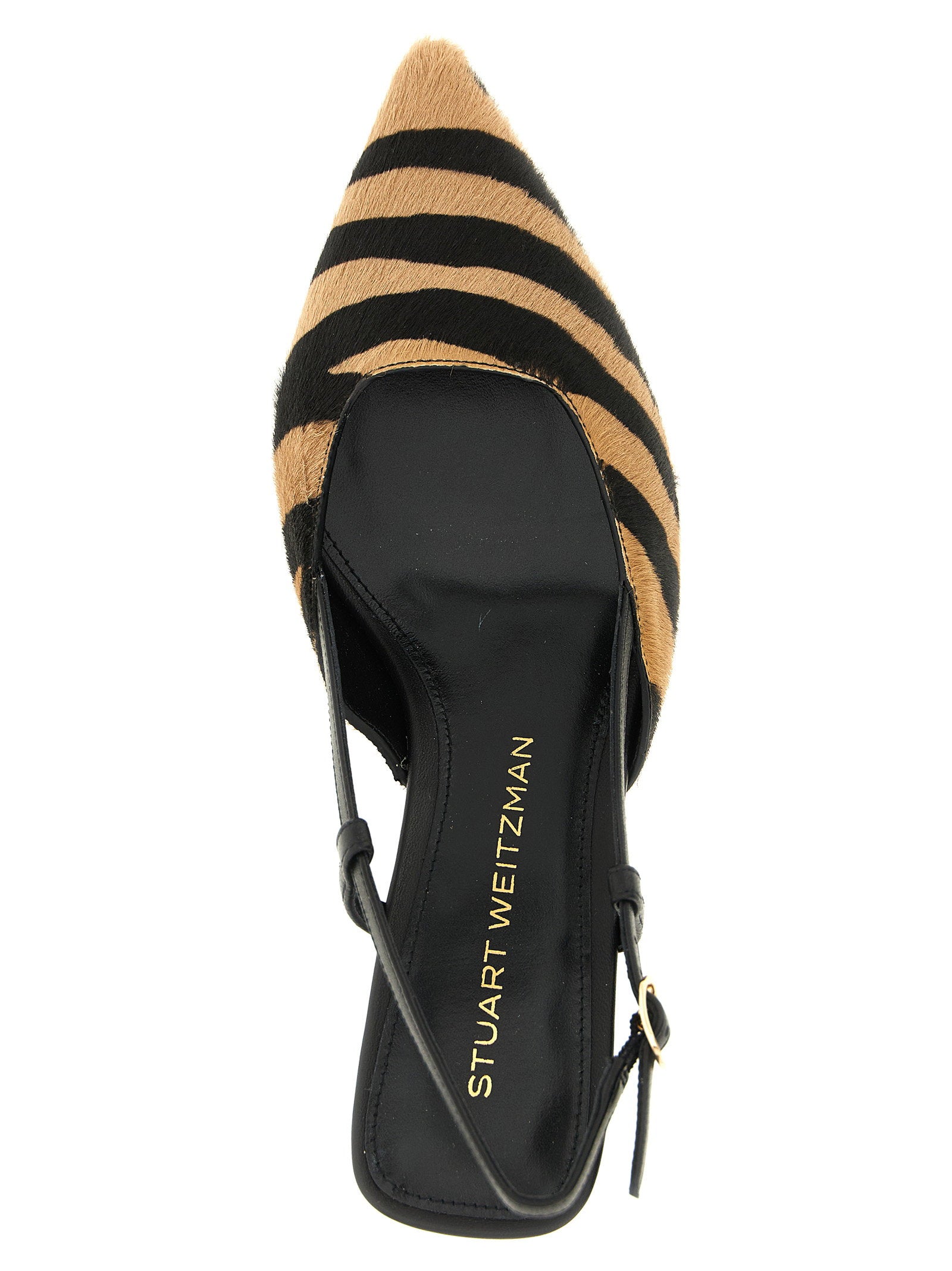 Stuart Weitzman Vinnie Pony Hair Slingbacks - view 4