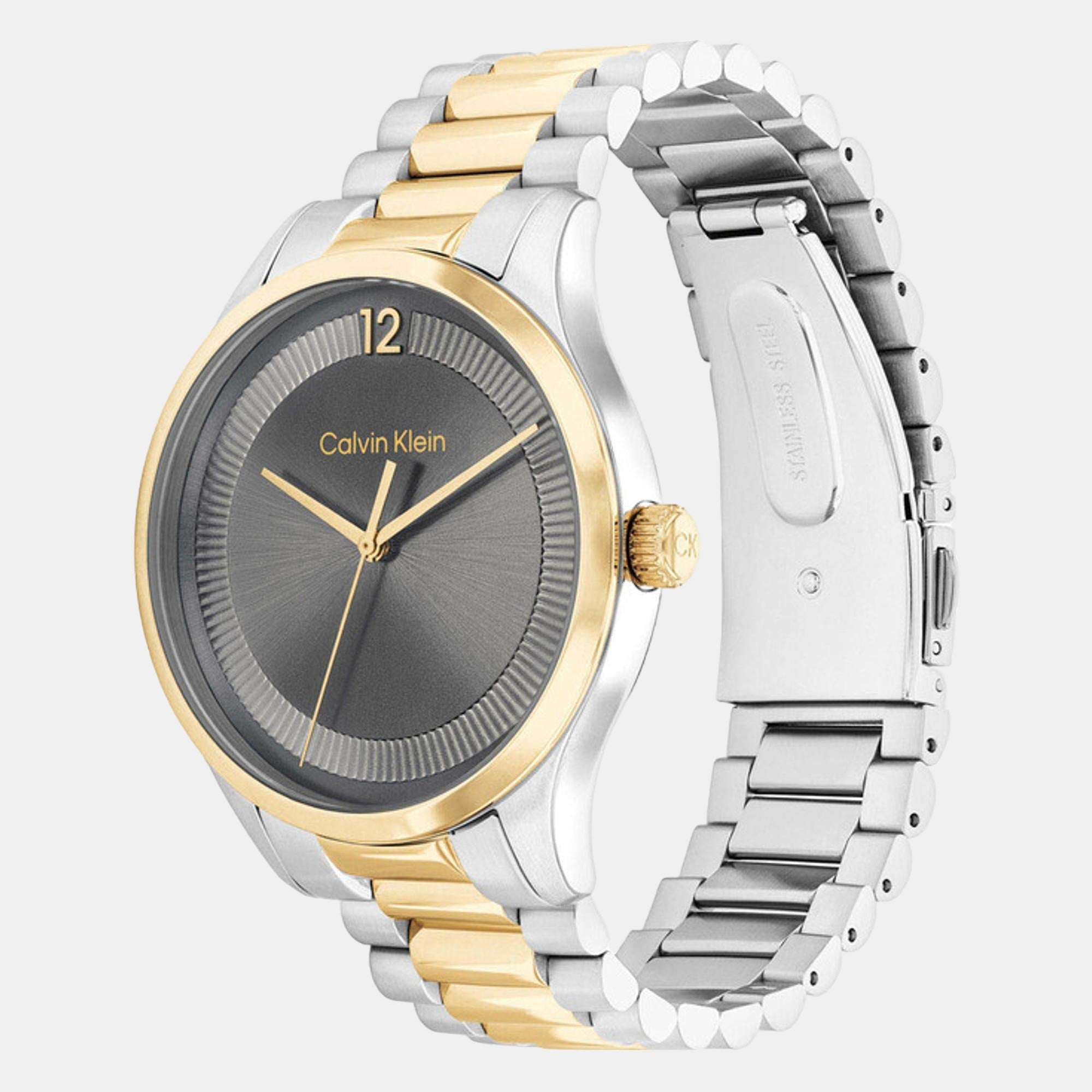 Calvin Klein Ck Iconic Men Quartz Black Dial Analog Stainless Steel Watch 25200226 - view 2