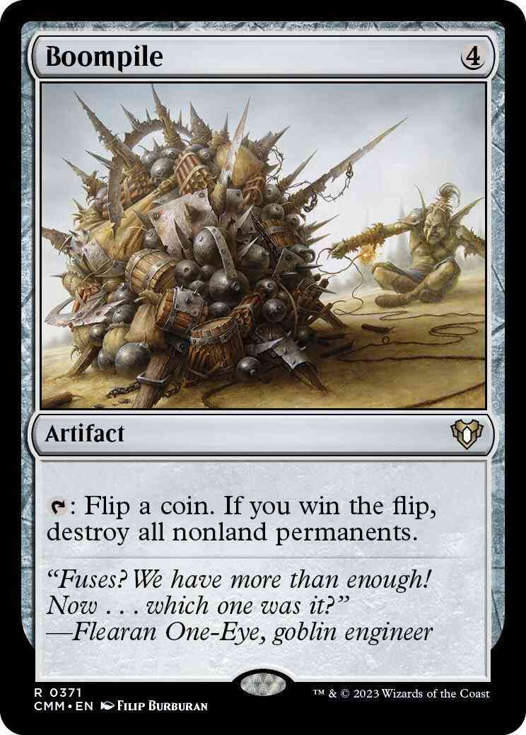 Boompile 371 commander – Magic Boompile [371] [Commander Masters] [Non-Foil]