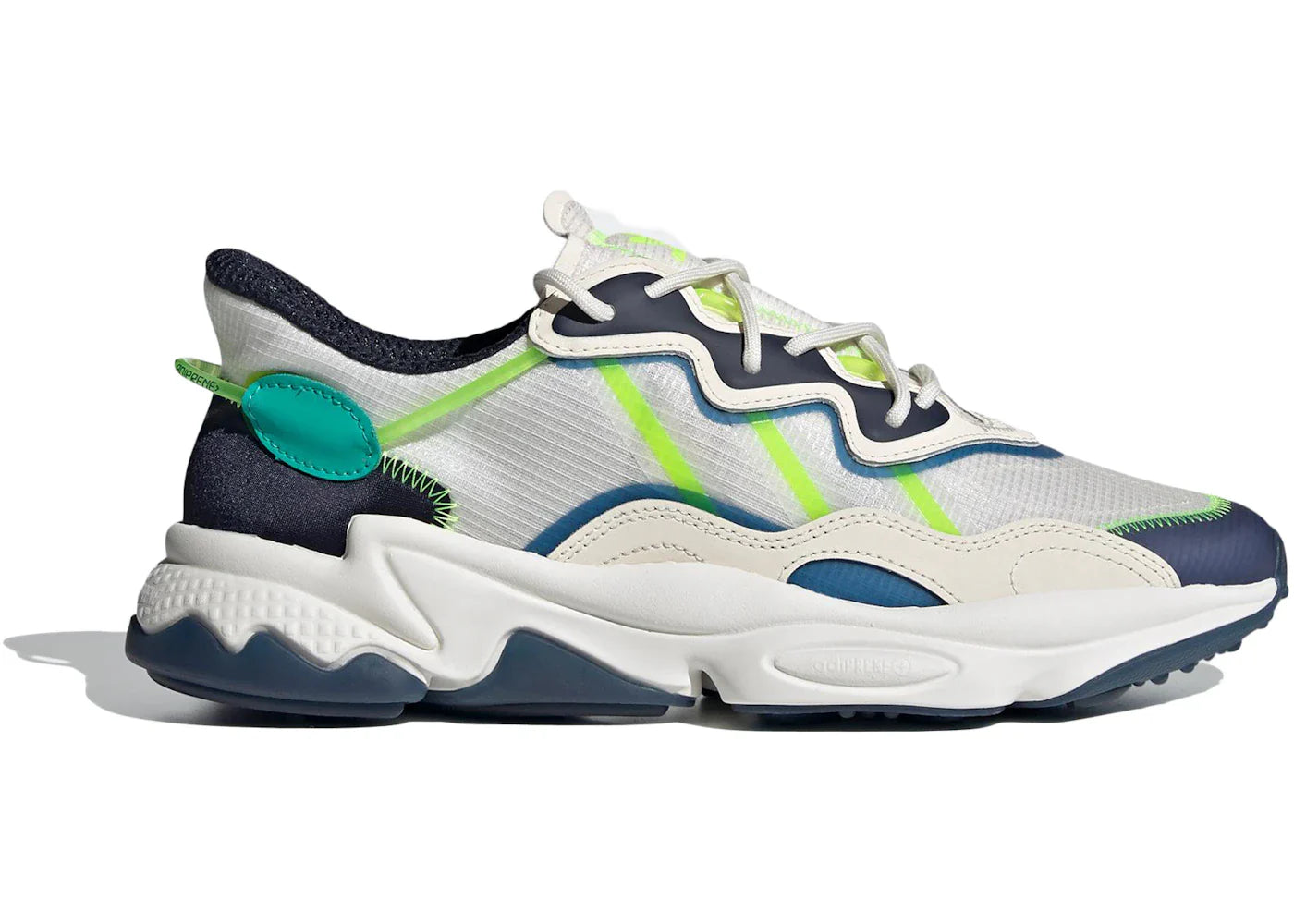 adidas Ozweego Core White Signal Green - view 2