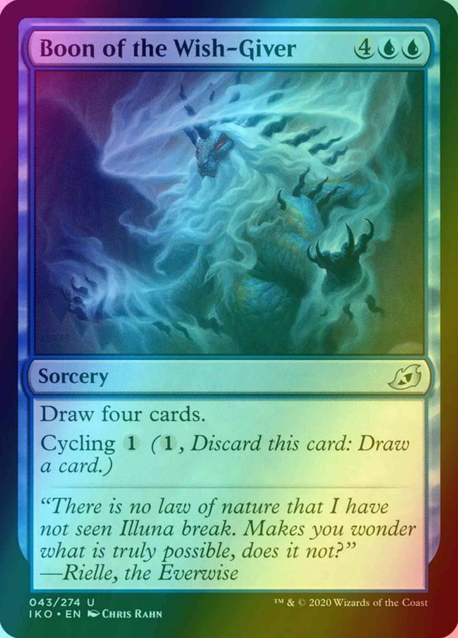 Wish-giver 43 ikoria – Magic Boon of the Wish-Giver [43] [Ikoria: Lair of Behemoths] [Foil]