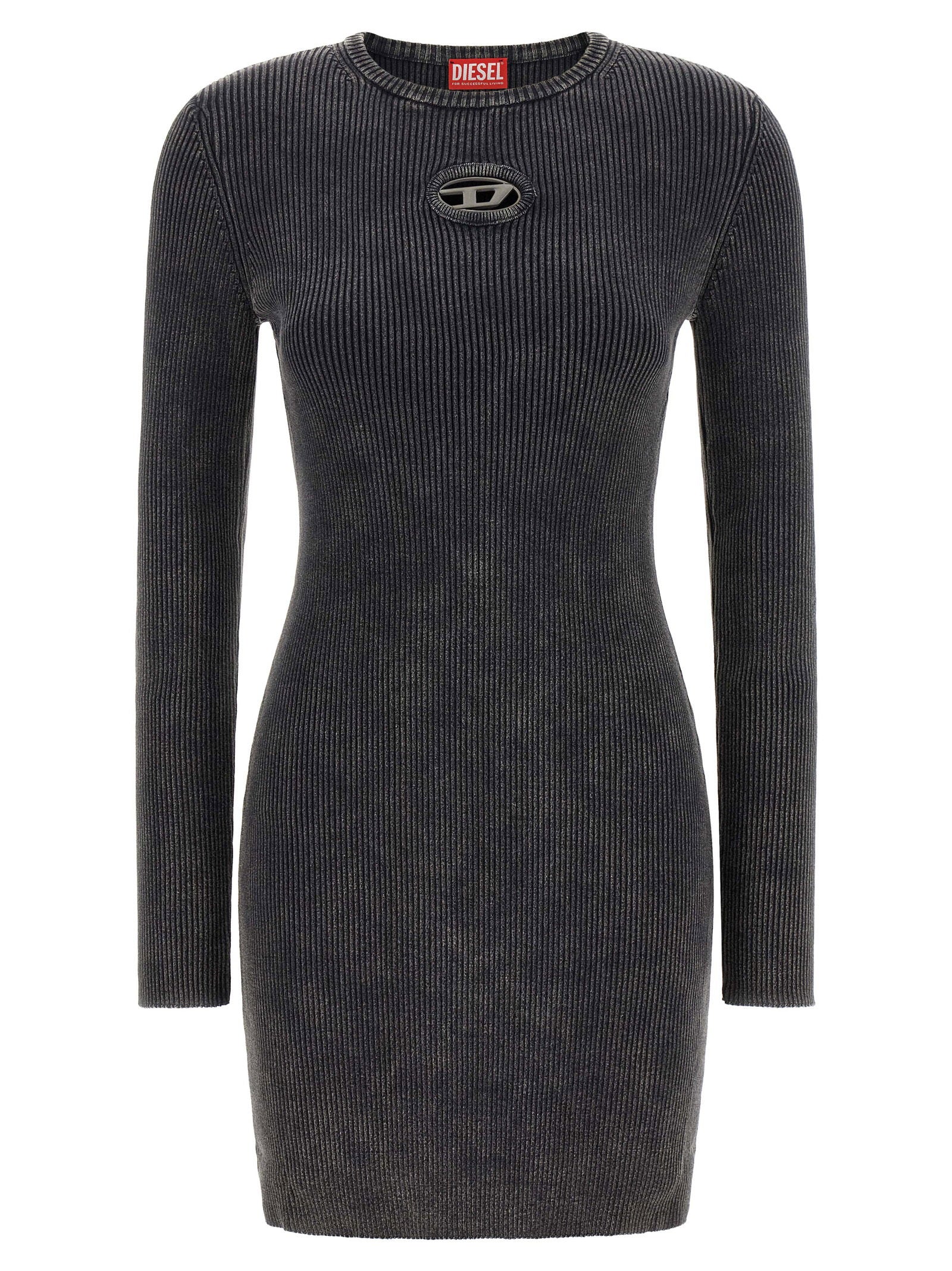 Diesel M-anchorage-ls Dress – 100% cotton
