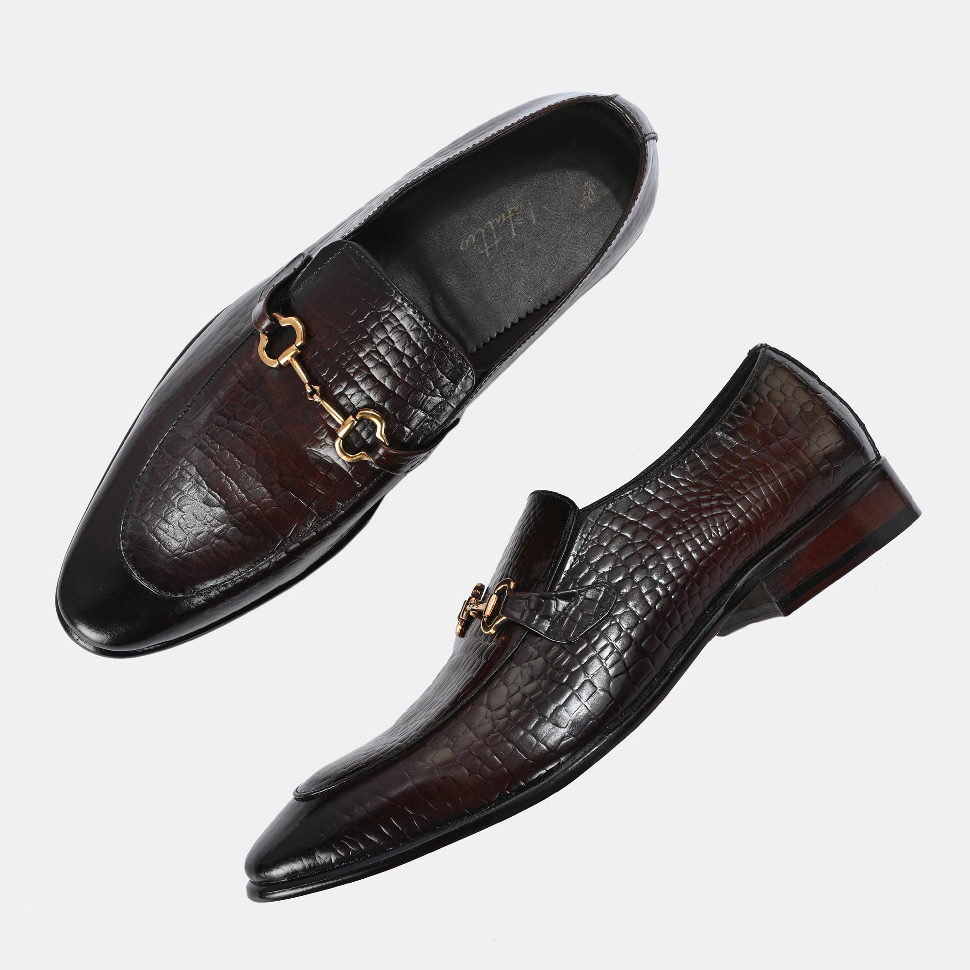 Brown Buckled Loafers by Lafattio - view 2