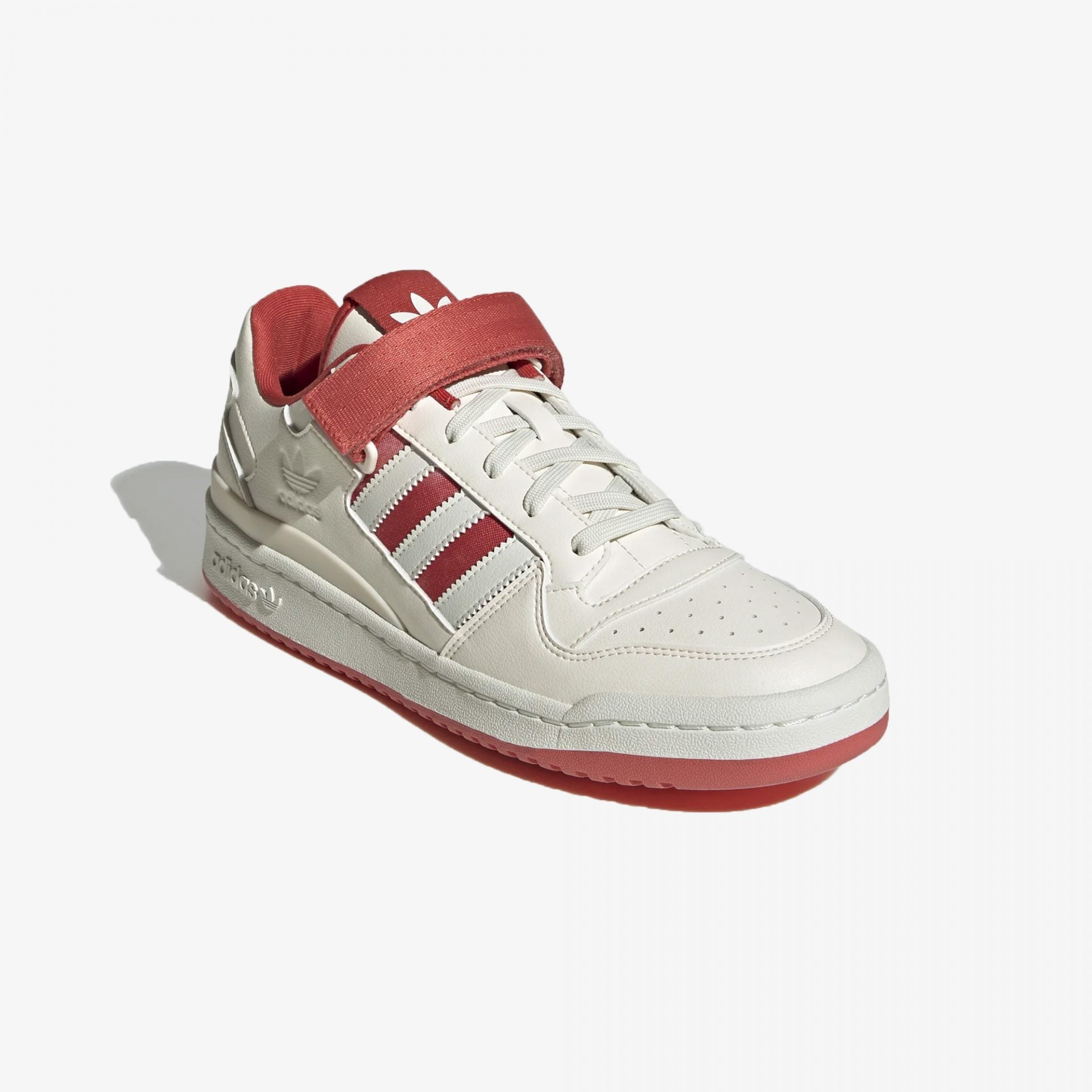 Forum low chalk – Adidas Originals | FORUM LOW { CHALK WHITE / CREW RED