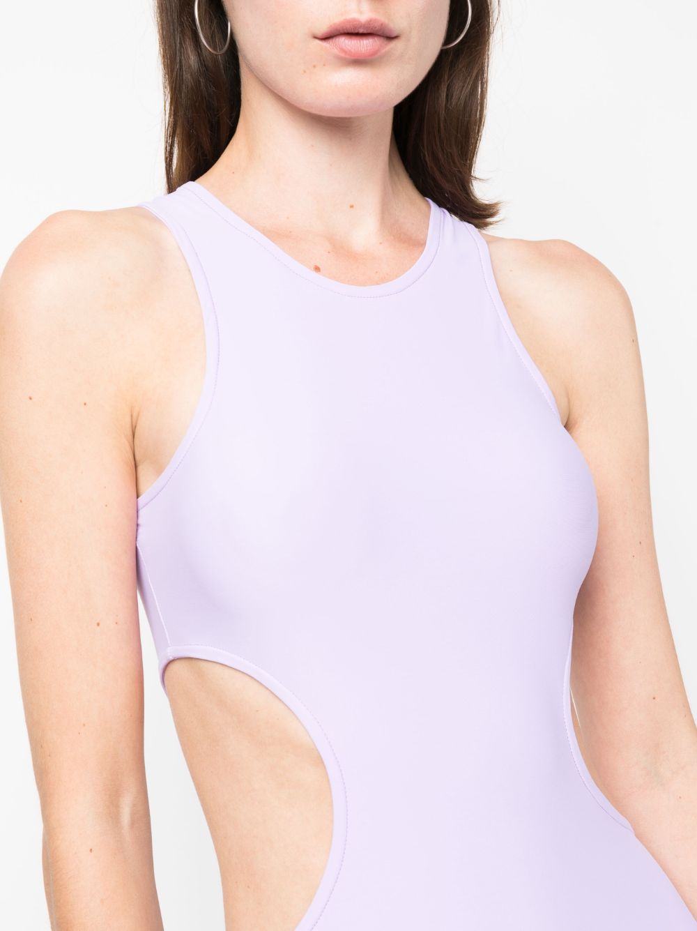 Reina Olga Cut-out detail short dress - view 5