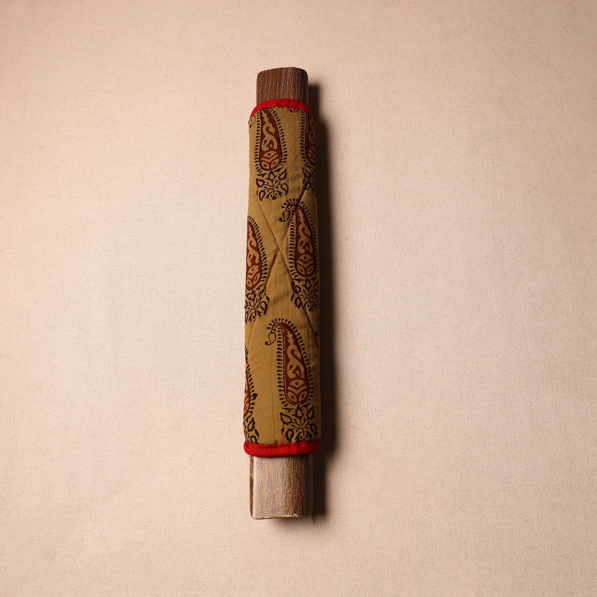 JALPARI Brown - Handmade Cotton Fridge Handle Cover 07