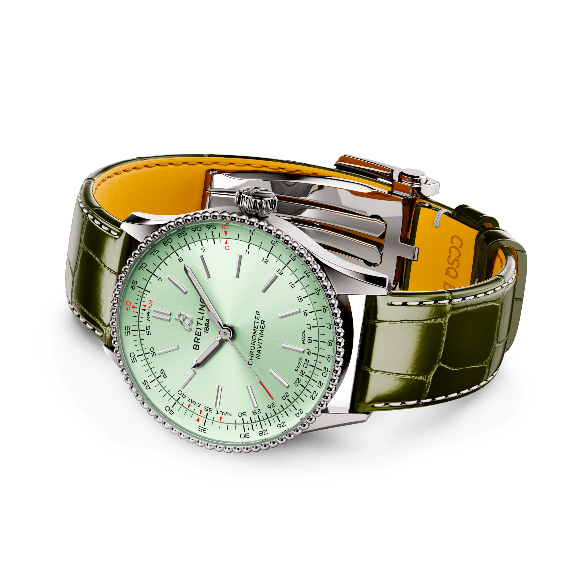 Breitling Navitimer Automatic Mint Green Dial Unisex 36 MM Watch - view 2