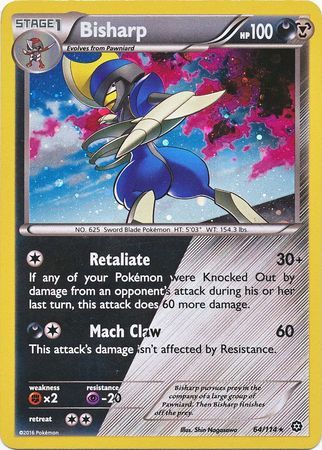 Pokémon Bisharp - 64/114 - Alternate Holo Promo [Holo]