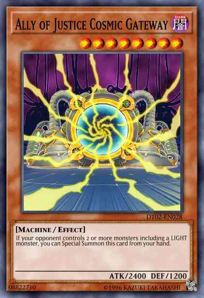 Yu-Gi-Oh! Ally of Justice Cosmic Gateway - HA02-EN022 - Secret Rare - 1st Edition
