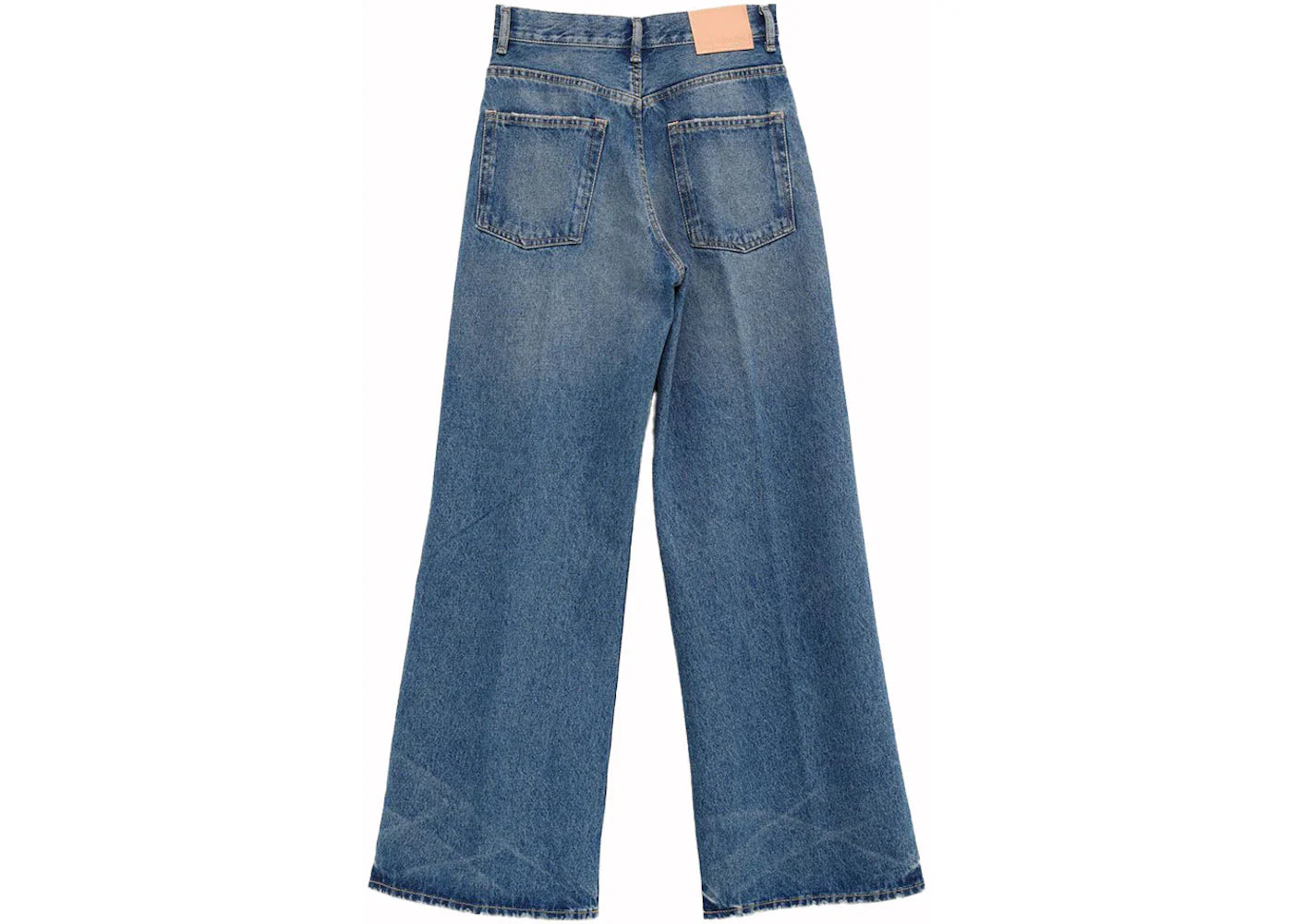 Acne Studios Relaxed Fit Jeans Mid Blue Auz - view 2
