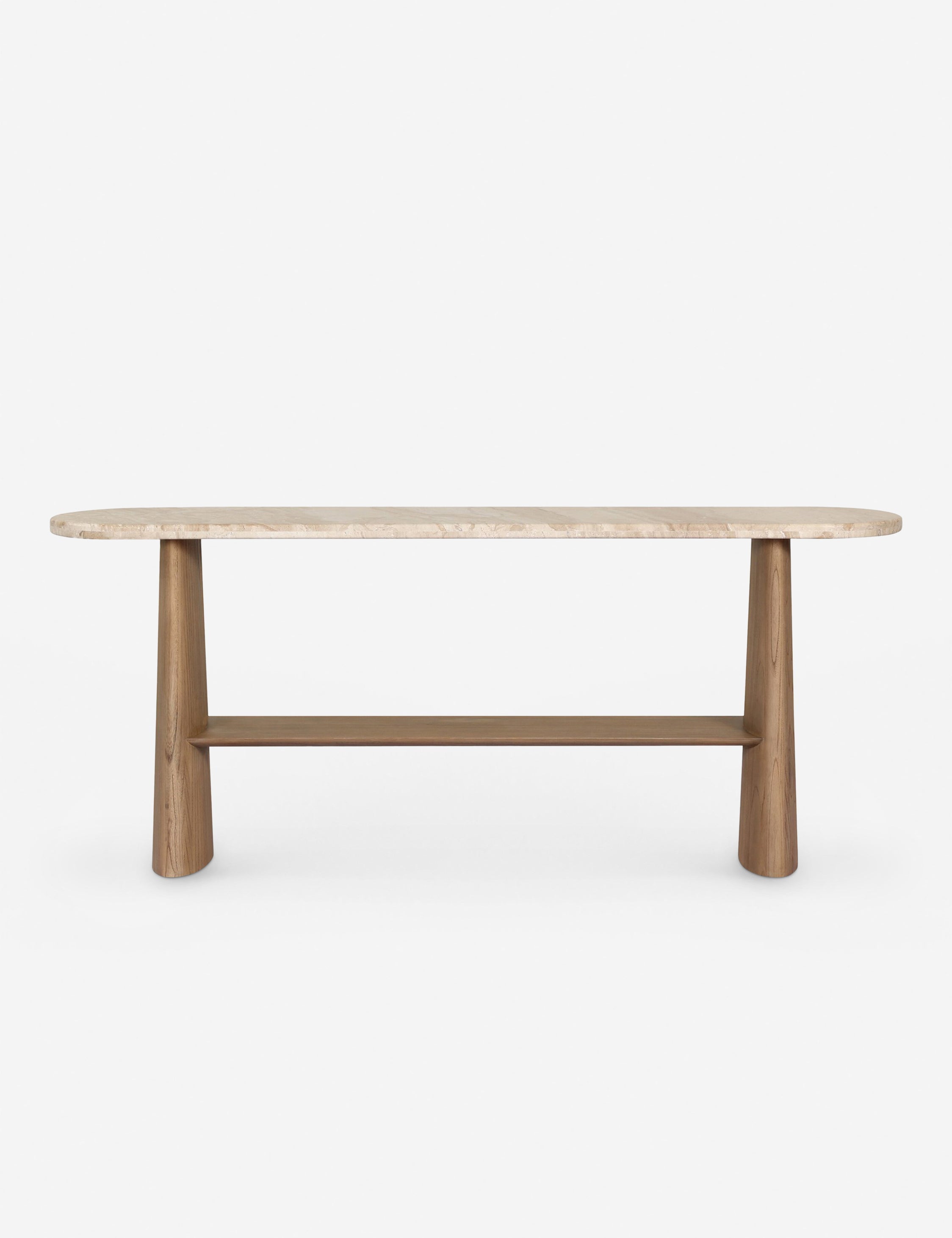 Lulu and Georgia Milner Console Table – Sand Marble - view 5