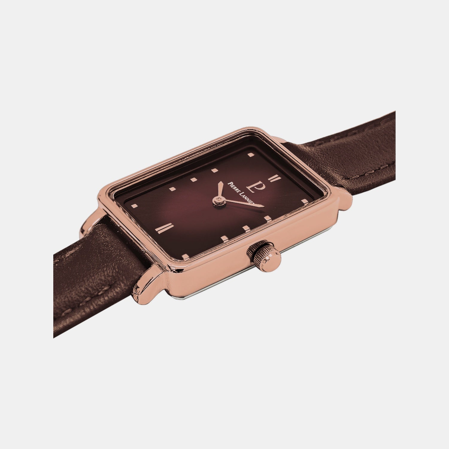 Pierre Lannier Ariane Women Quartz Brown Dial Analog Leather Watch 050K984 - view 4