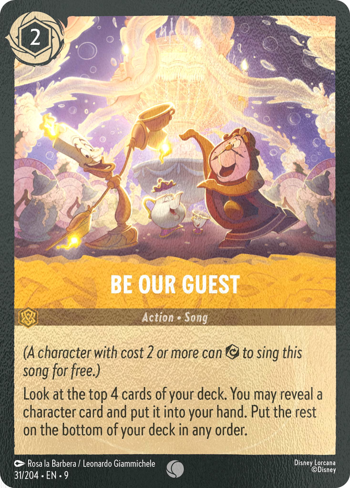 Lorcana Be Our Guest - 31/204 [Fabled] [Cold Foil]