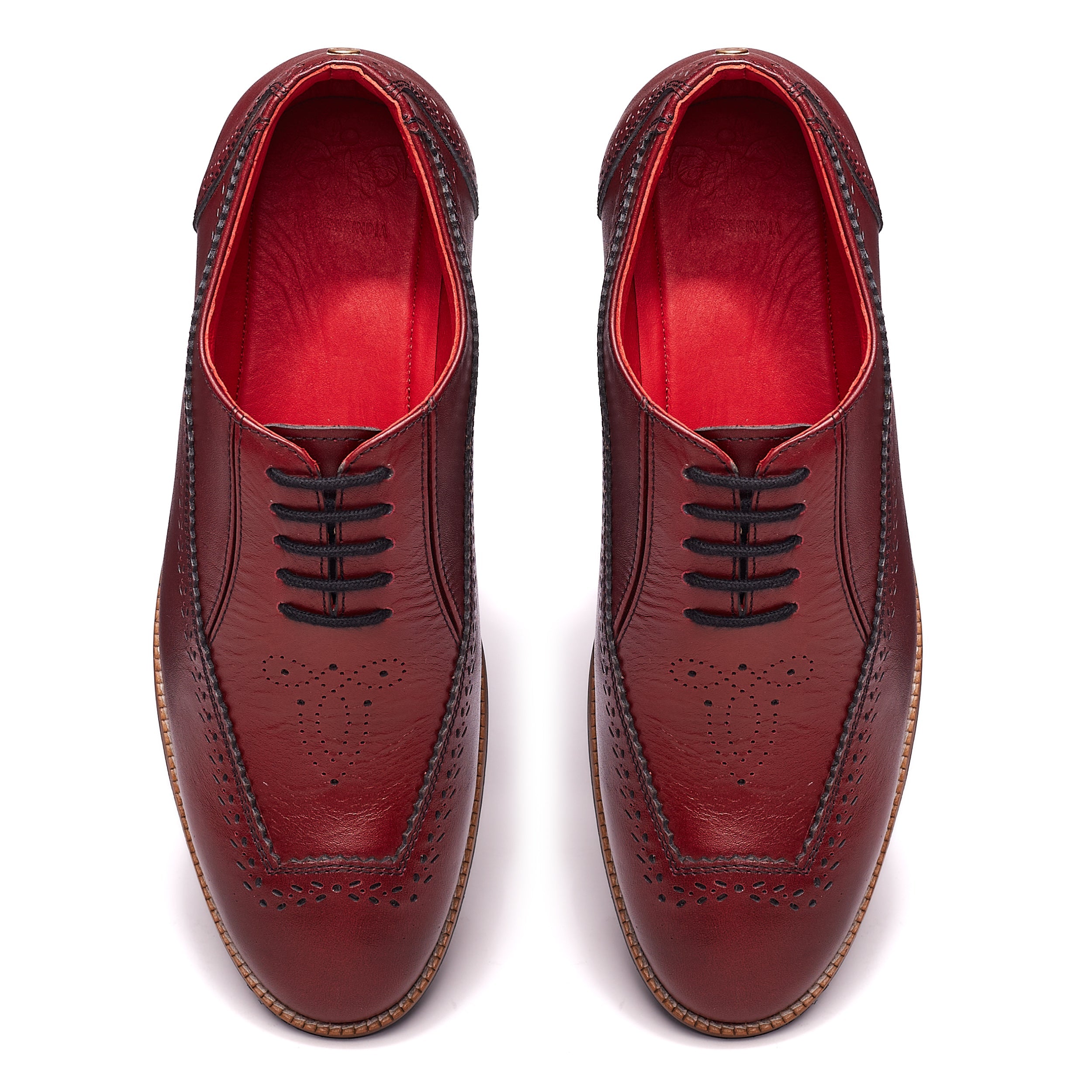 Banjaaran Studio Nawab Brogues Men – Oxblood - view 2