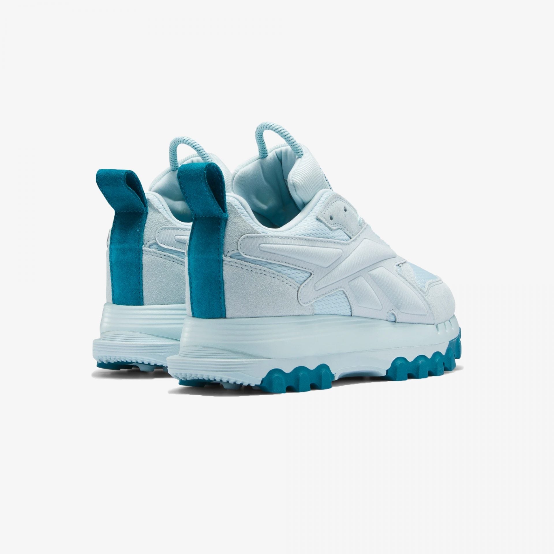 Reebok | CLASSIC LEATHER CARDI V2 { WHISPER BLUE/SEAPORT TEAL - view 2