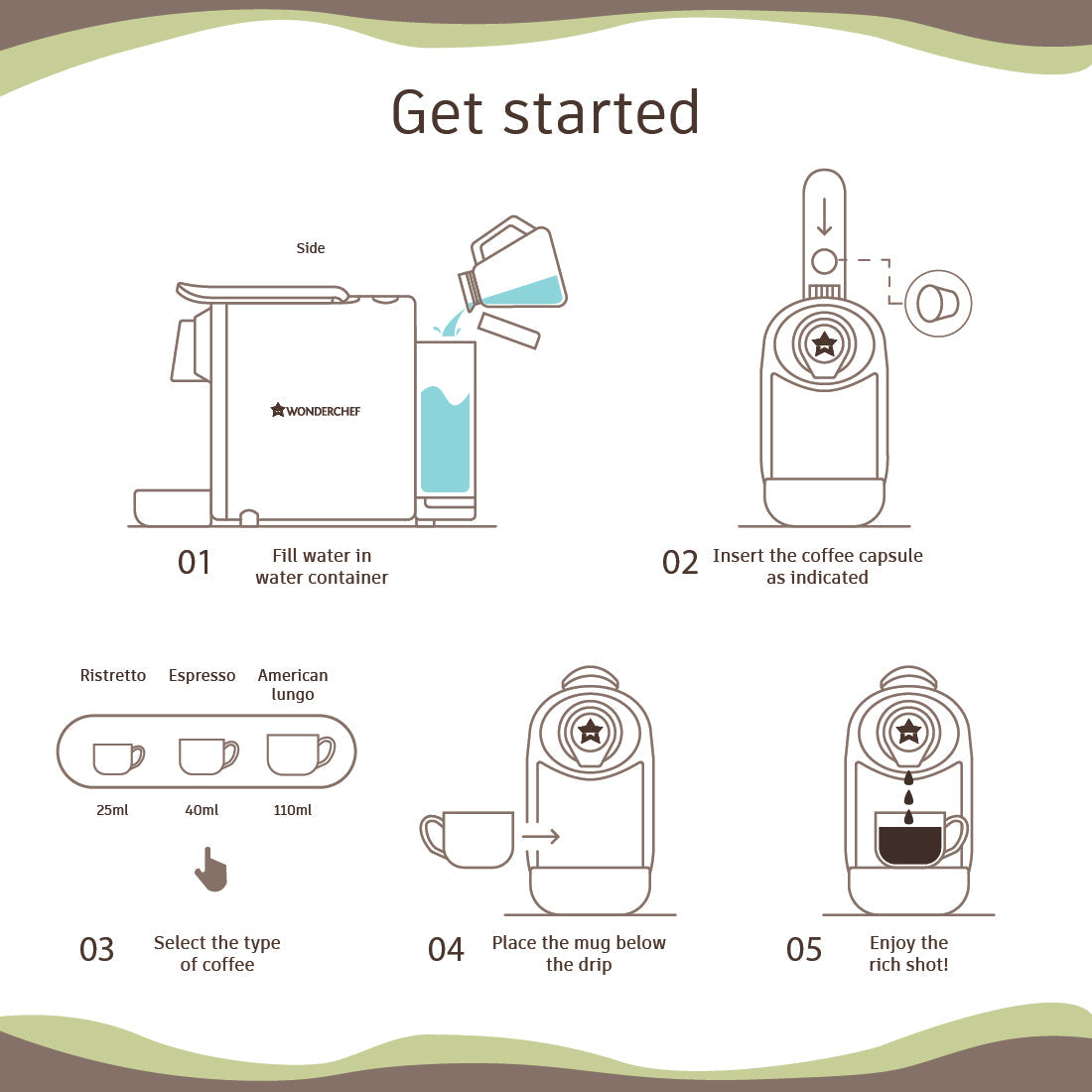 Wonderchef Renewed Regalia Capsule Coffee Machine with Frother - view 6