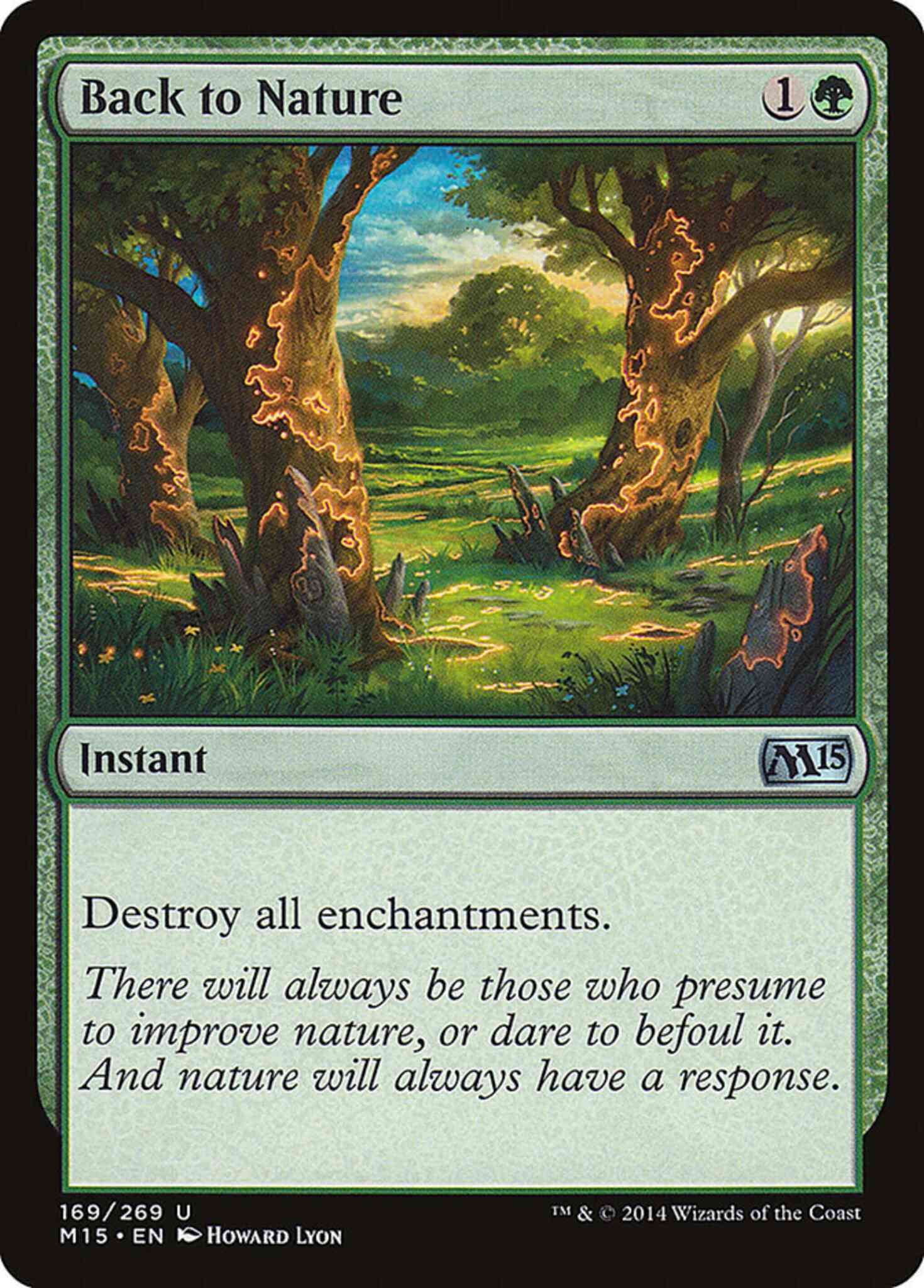 Nature 169 magic – Back to Nature [169] [Magic 2015] [Non-Foil]