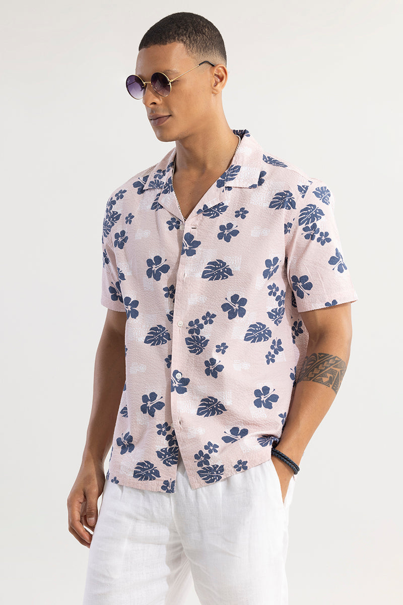 SNITCH Chestnut Pink Seersucker Shirt