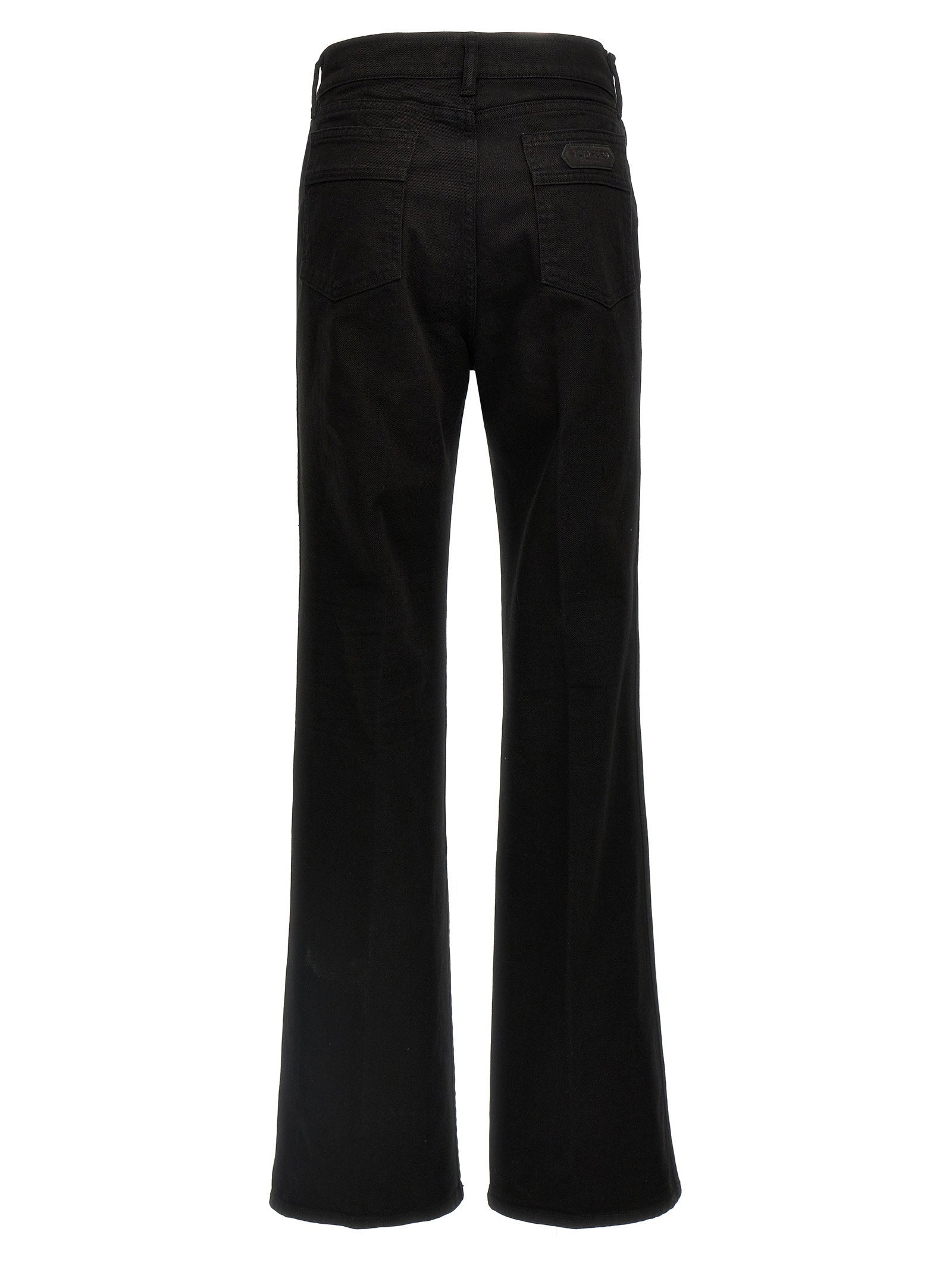 Tom Ford Stretch Twill Denim Wide Flare Jeans - view 2