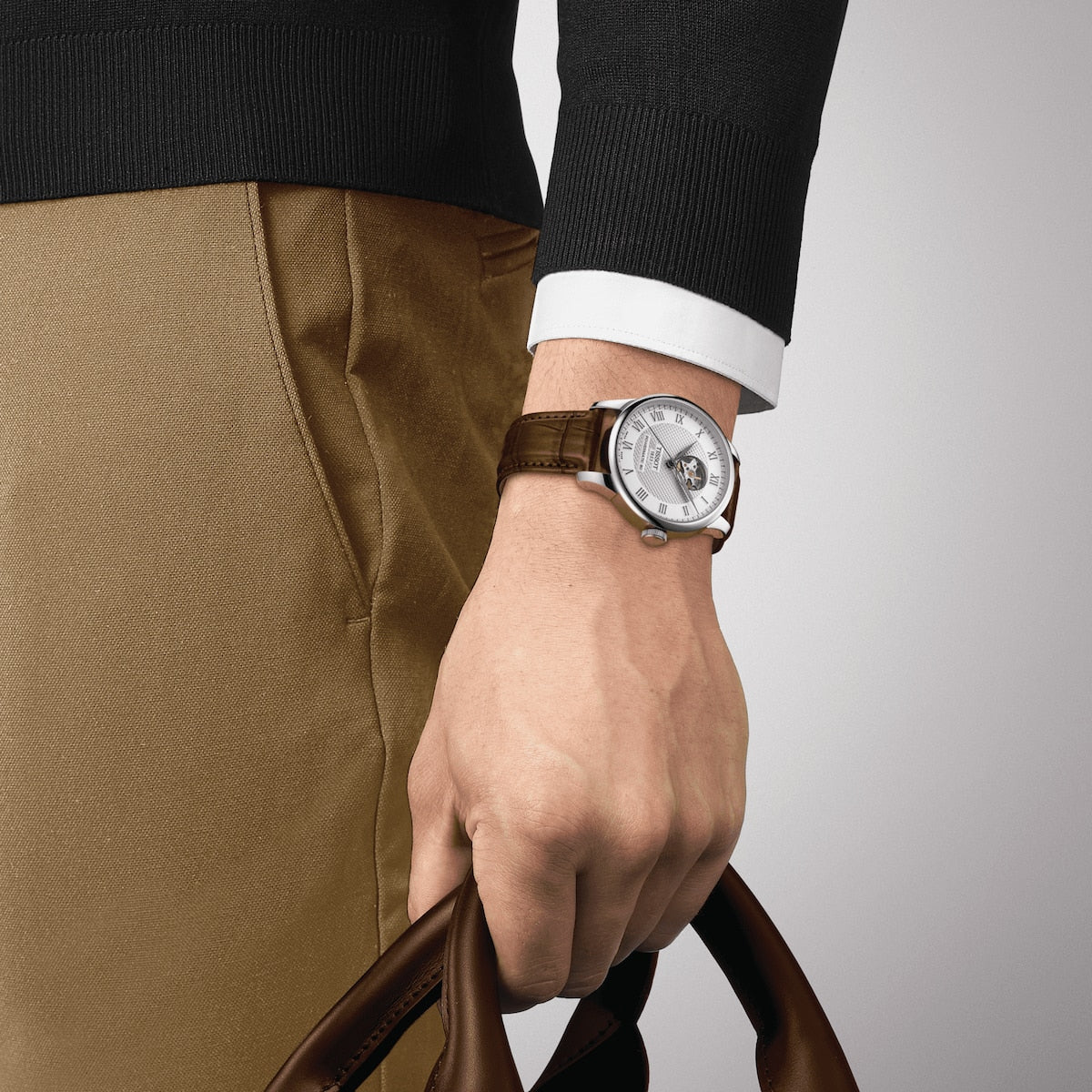 Tissot T-Classic Silver Dial Men 39.3mm - view 2
