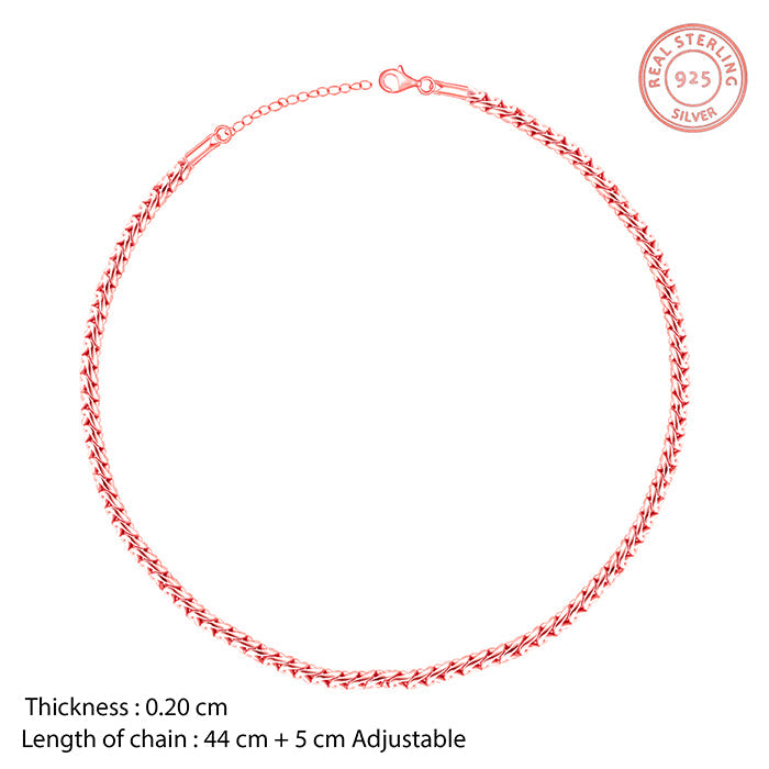 GIVA Jewellery Rose Gold Whimsical Charm Chain - view 5