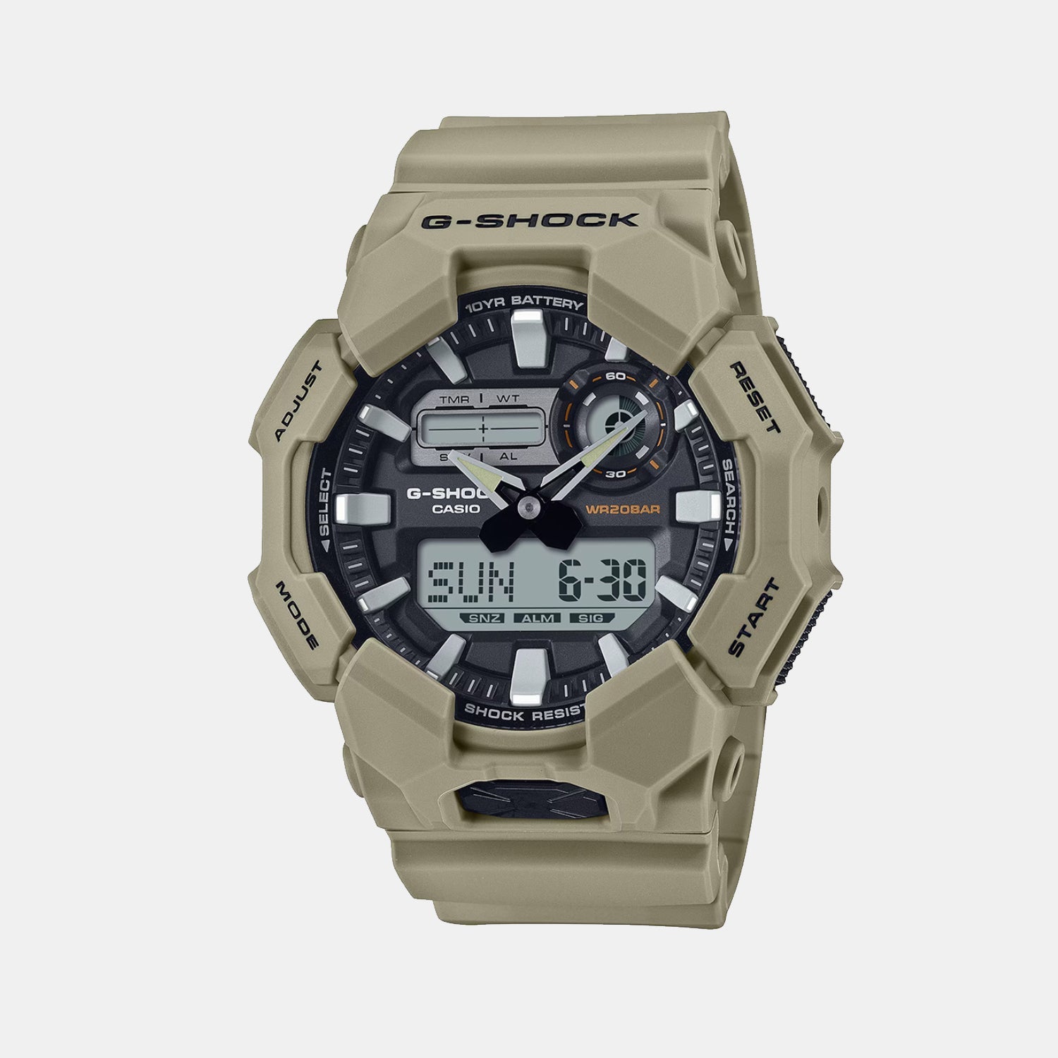 Casio G-Shock Men Quartz Black Dial Analog-Digital Resin Watch G1603