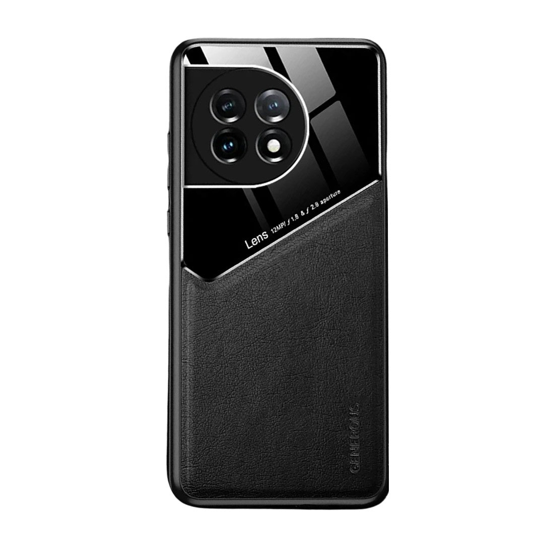 OnePlus 11R Vintage Leather Magnetic Holder Case - view 2