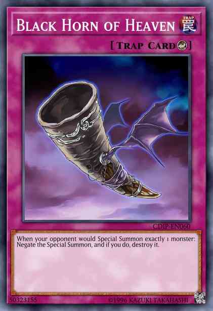Yu-Gi-Oh! Black Horn of Heaven - CDIP-EN060 - Ultimate Rare - 1st Edition