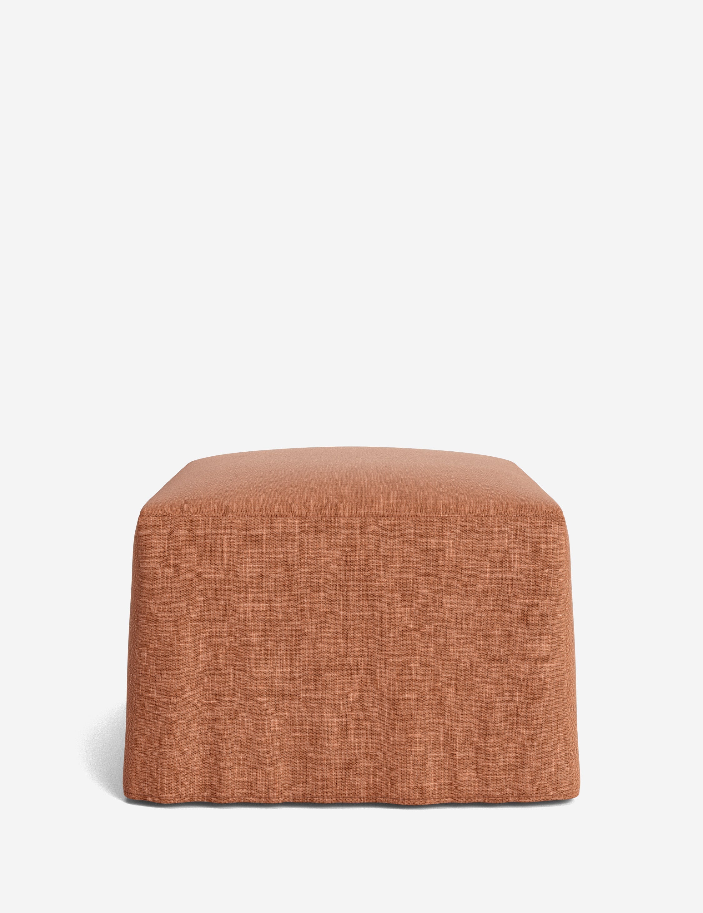 Lulu and Georgia Portola Slipcover Ottoman - view 193