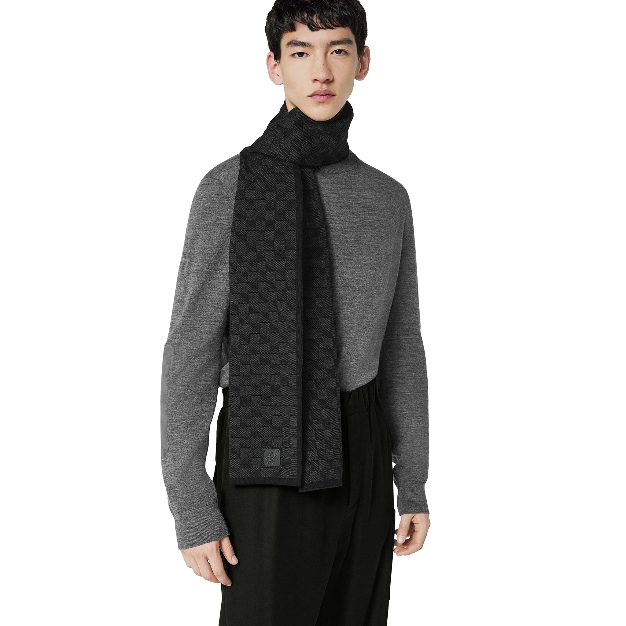 Louis Vuitton Néo Petit Damier Anthracite Beanie & Scarf - view 3