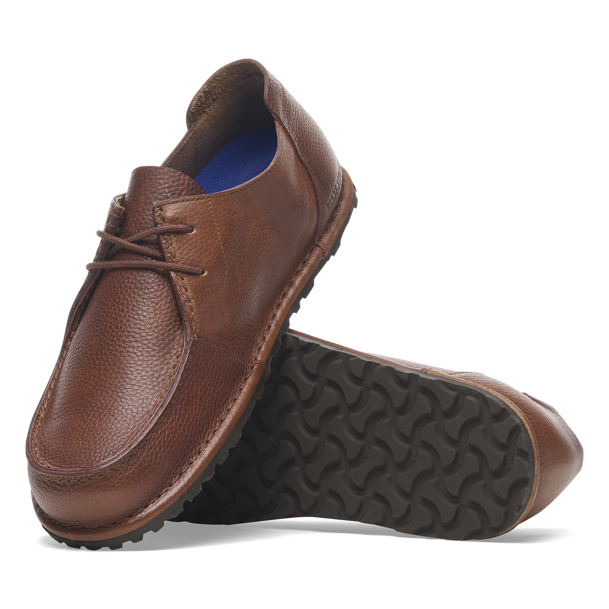 Birkenstock Utti Lace Natural Leather – Brown / Roast