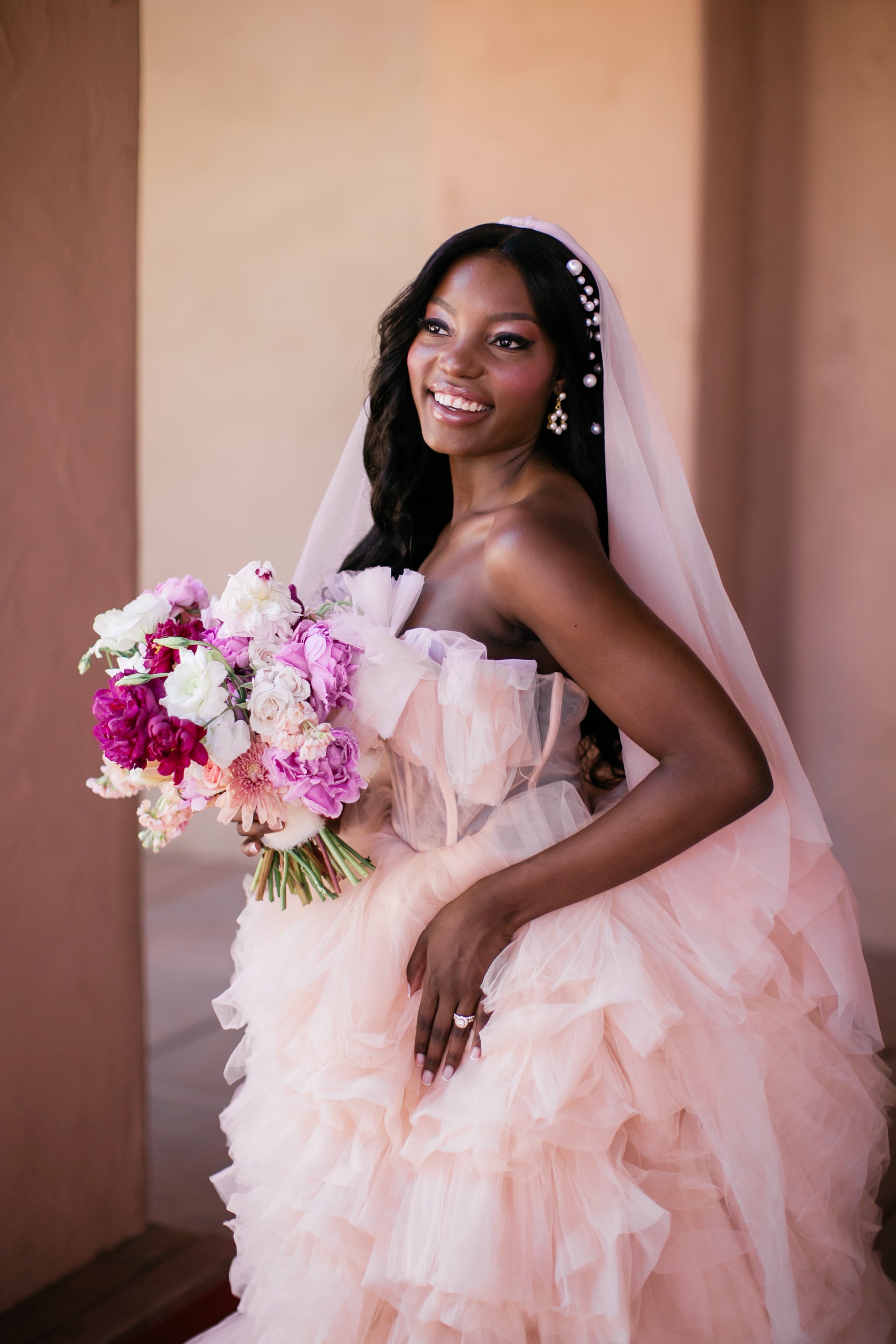 fiftyflowers.com Enchanting White and Pink Sedona Styled Wedding