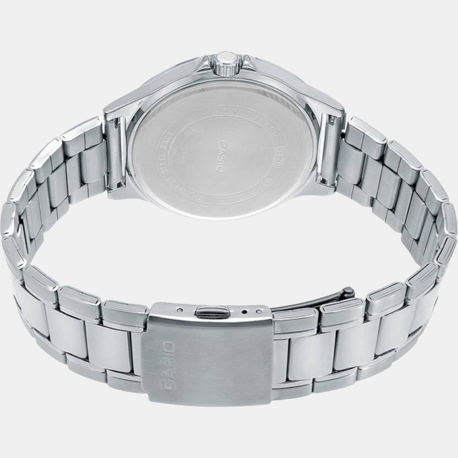 Casio Enticer Men Quartz Silver Dial Chronograph Stainless Steel Watch A1892 - view 5