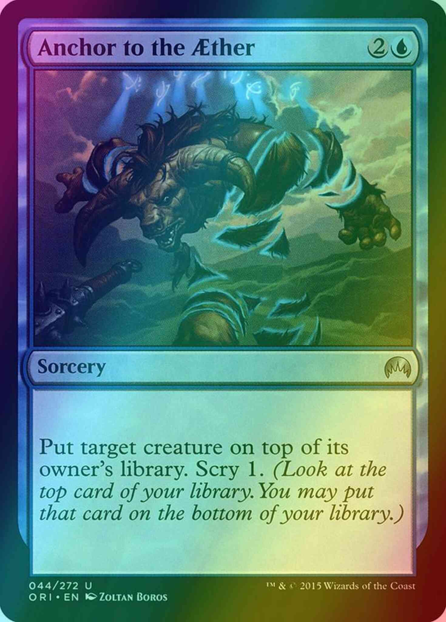Aether 44 magic – Anchor to the Aether [44] [Magic Origins] [Foil]