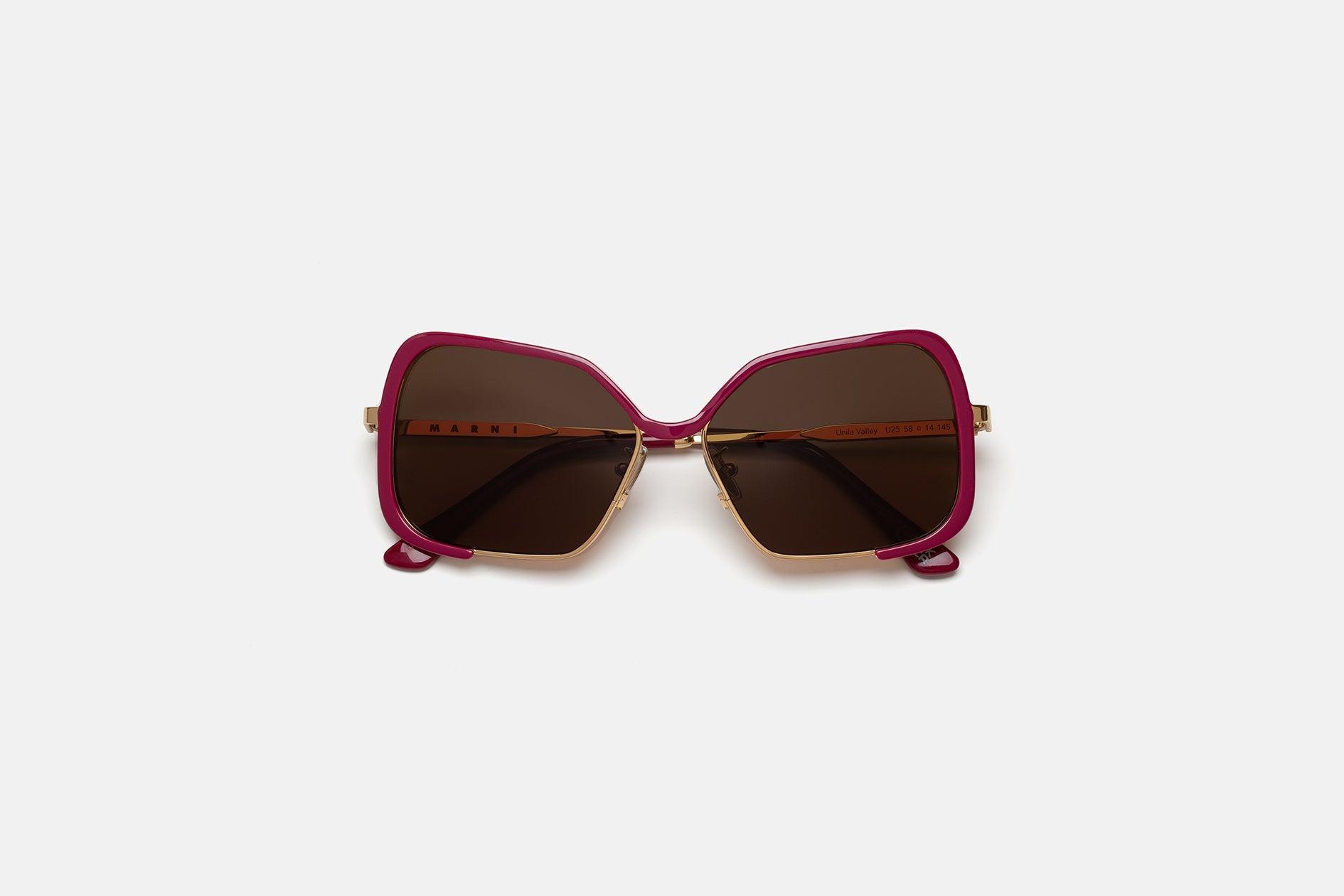 MARNI Unila Valley Burgundy Gold
