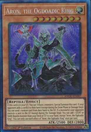 Aron the ogdoadic – Yu-Gi-Oh! Aron, the Ogdoadic King - ANGU-EN007 - Collectors Rare - 1st Edition