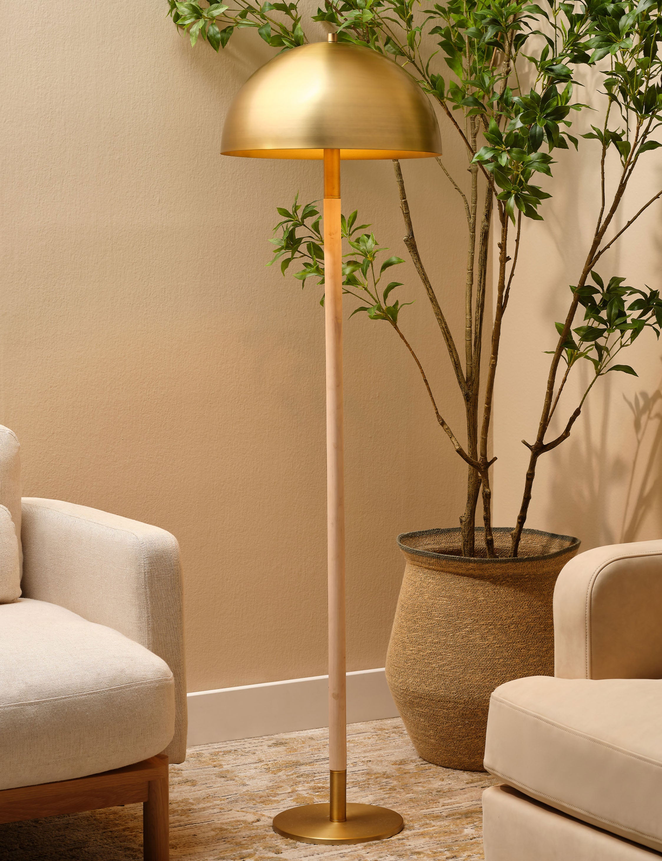 Lulu and Georgia Standish Floor Lamp – Brass - view 2
