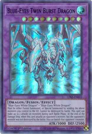 Yu-Gi-Oh! Blue-Eyes Twin Burst Dragon (Purple) - LDS2-EN019 - Ultra Rare - 1st Edition