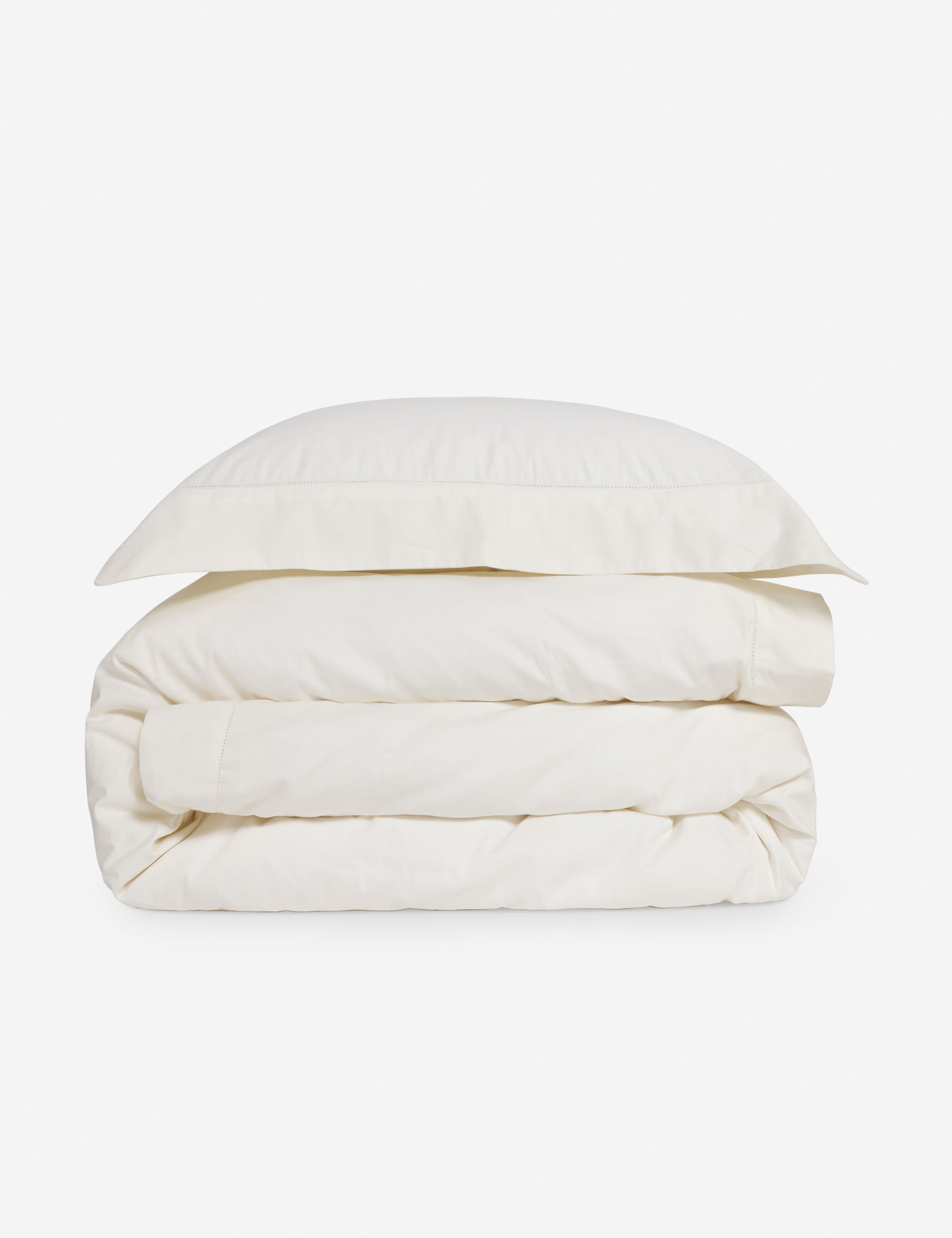 Lulu and Georgia Classico Hemstitch Cotton Sateen Duvet Set by Pom Pom at Home - view 2