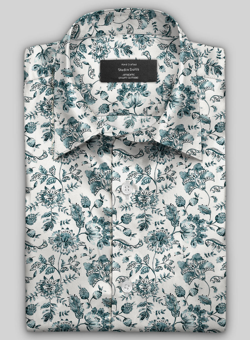 StudioSuits Azurette Silk Cotton Shirt