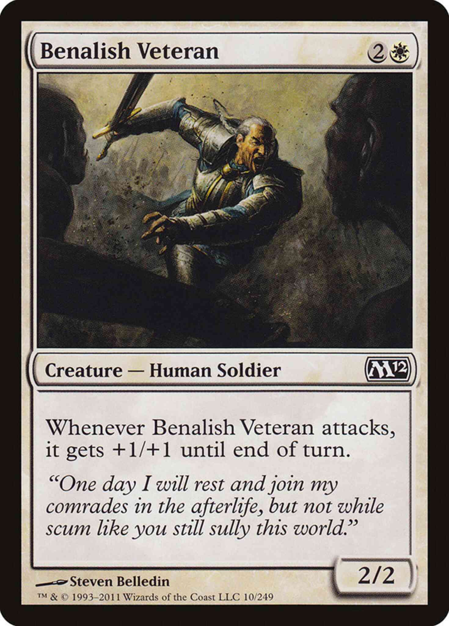 Veteran 10 magic – Benalish Veteran [10] [Magic 2012] [Non-Foil]