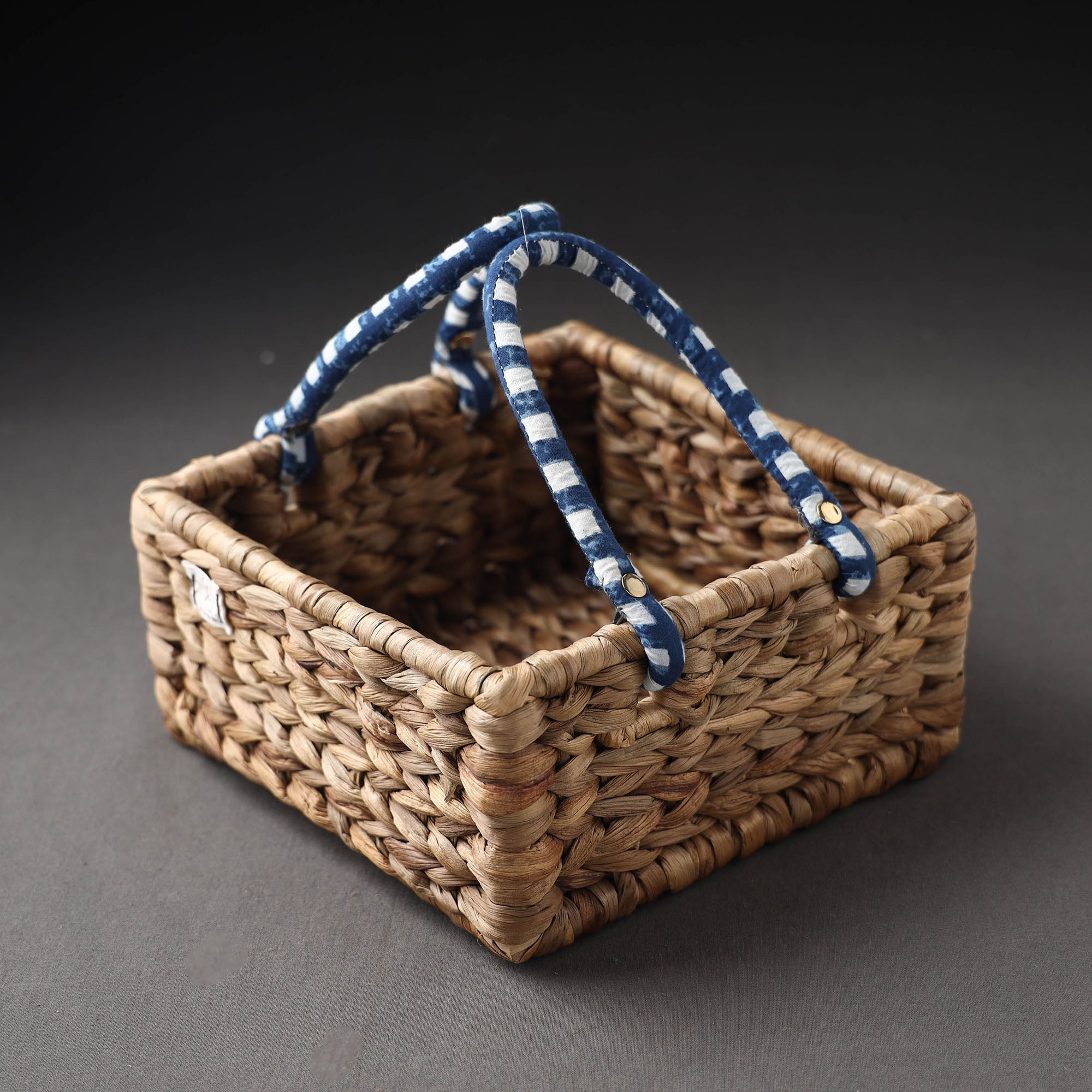 ASAMA Brown - Handcrafted Organic Water Hyacinth Regal Basket - view 2