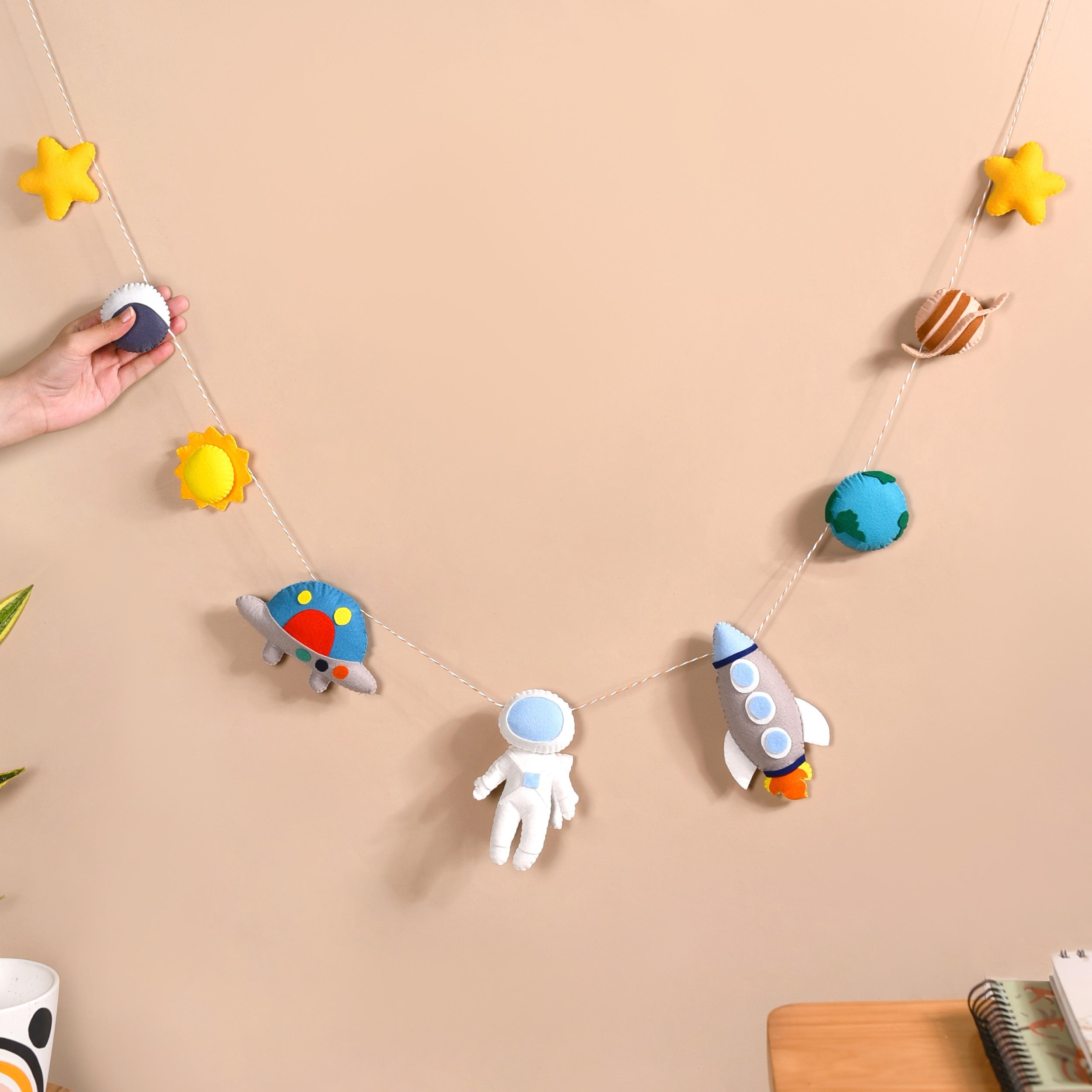 Nestasia Outer Space Bunting For Kids Room Decor - view 2